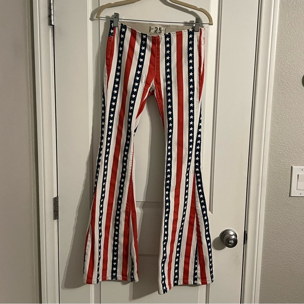 Free People American Stripes Jeans